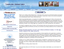 Tablet Screenshot of landlord-tenant.info